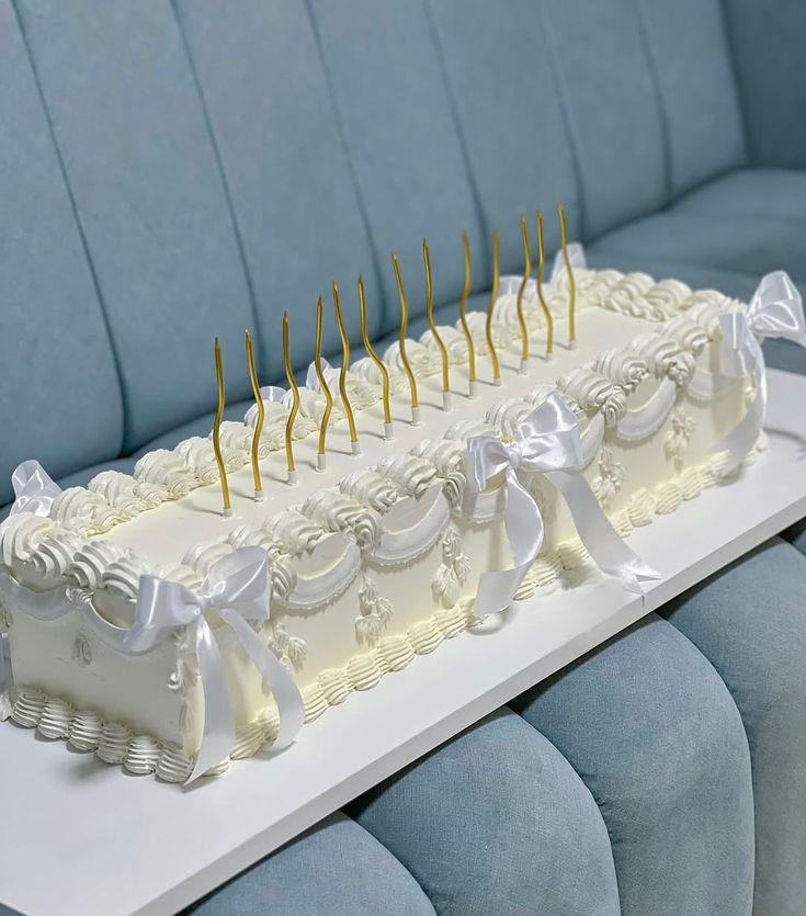 A freshly made Alliance Bakery cake