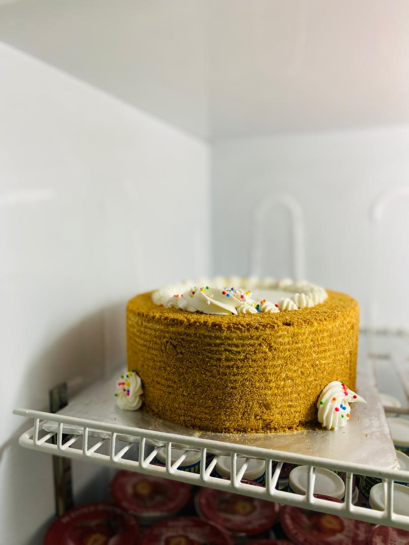 A cake crafted at Alliance Bakery